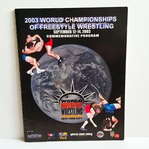 2003 FILA World Championships of Freestyle Wrestling Commemorative Program